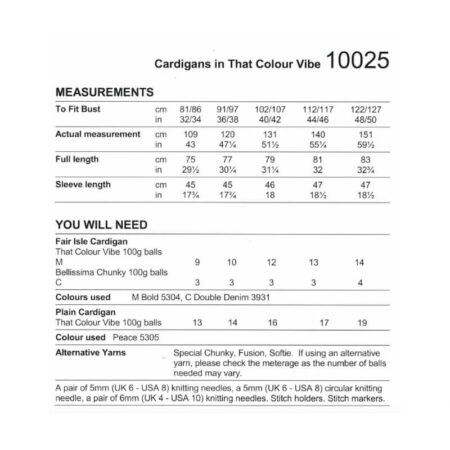 Stylecraft Cardigans Pattern 10025 - Image 2