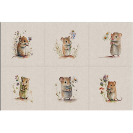 Animal Cushion Panel Sets of 6 and Matching All-Overs - Image 6