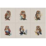 Animal Cushion Panel Sets of 6 and Matching All-Overs