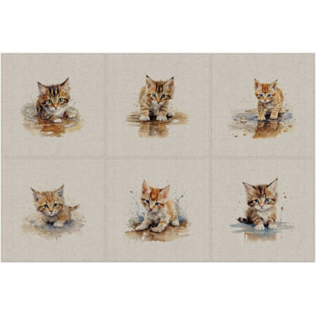 Animal Cushion Panel Sets of 6 and Matching All-Overs - Image 8
