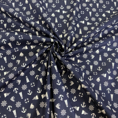 Nautical Icons Cotton Poplin - Image 3