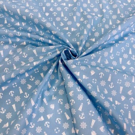 Nautical Icons Cotton Poplin - Image 4