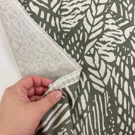 Jungle Leaf Cotton Polyester - Image 3
