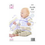 King Cole Jackets, Hat, Blanket and Cushion Covers Pattern 6101