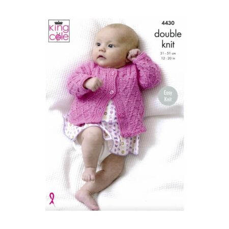 King Cole Blanket, Jackets, Gilet and Hat Pattern 4430