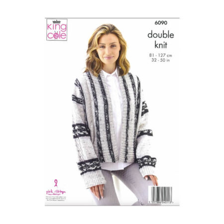 King Cole Sweater and Jacket Pattern 6090 - Image 2