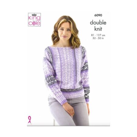 King Cole Sweater and Jacket Pattern 6090