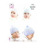 King Cole Hats and Mitts Pattern 5743