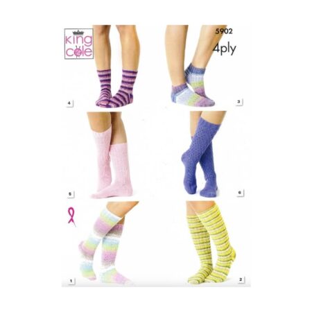 King Cole Socks Pattern 5902