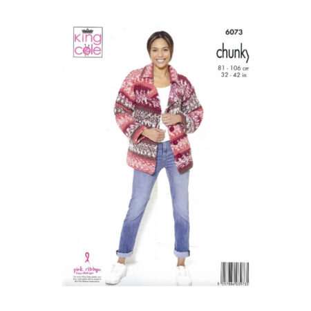 King Cole Cardigan & Poncho Pattern 6073 - Image 2
