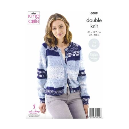 King Cole Cardigans Pattern 6089 - Image 2