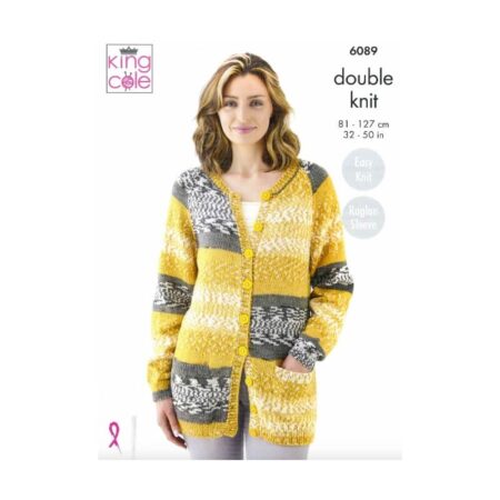 King Cole Cardigans Pattern 6089
