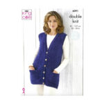 King Cole Waistcoats Pattern 6091