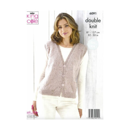 King Cole Waistcoats Pattern 6091 - Image 2