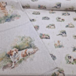Animal Cushion Panel Sets of 6 and Matching All-Overs