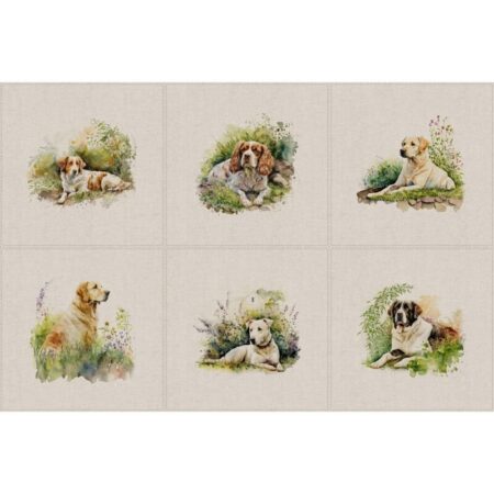 Animal Cushion Panel Sets of 6 and Matching All-Overs - Image 30