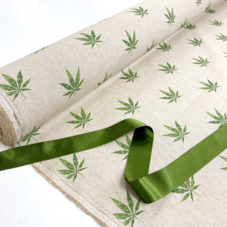 Hemp Leaf Linen Look