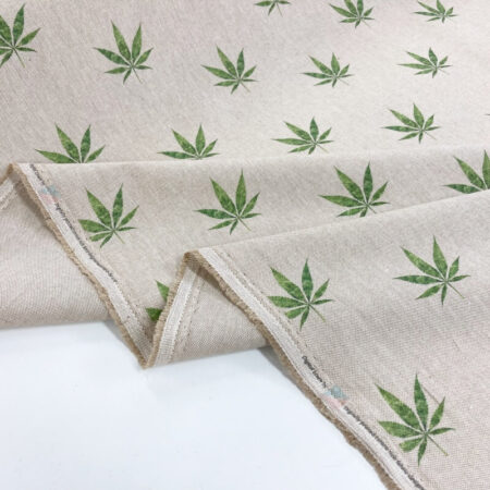 Hemp Leaf Linen Look - Image 4