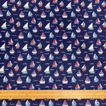 Sailing Boats Polycotton - Image 2