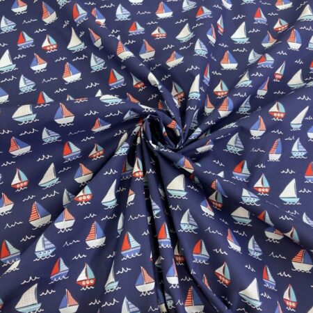 Sailing Boats Polycotton - Image 3