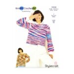 Stylecraft Crochet Sweaters Pattern 10038