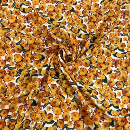 Blossom Apricot Viscose - Image 3