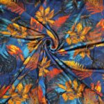 Autumn Leaf Viscose Jersey