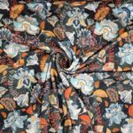 Ethnic Flowers Viscose Jersey