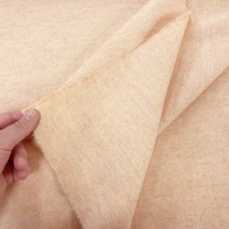 Light Orange Marl Wool Fabric - Image 3