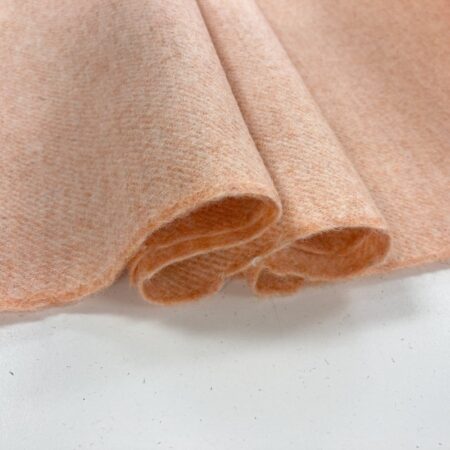 Light Orange Marl Wool Fabric - Image 4