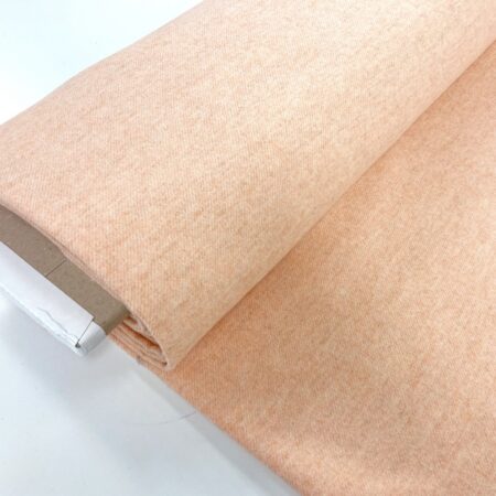Light Orange Marl Wool Fabric