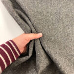 Charcoal Herringbone Wool