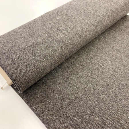 Charcoal Herringbone Wool - Image 6