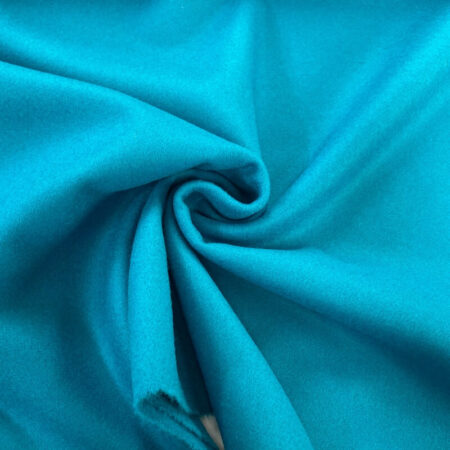 Abraham Moon Turquoise Spectrum Wool Fabric