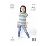 King Cole Sweater and Pullover Pattern 6040