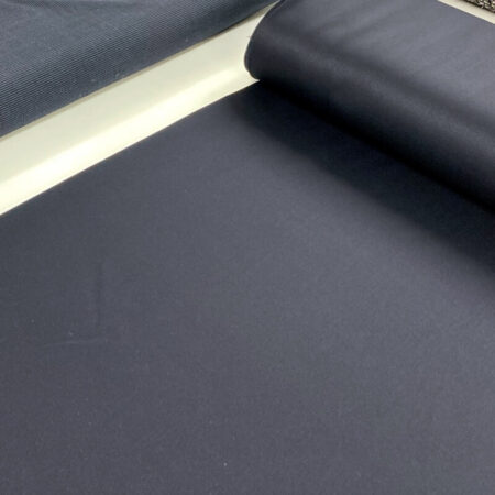 G530 Dark Navy Wool-Mix Twill Suiting - Image 5