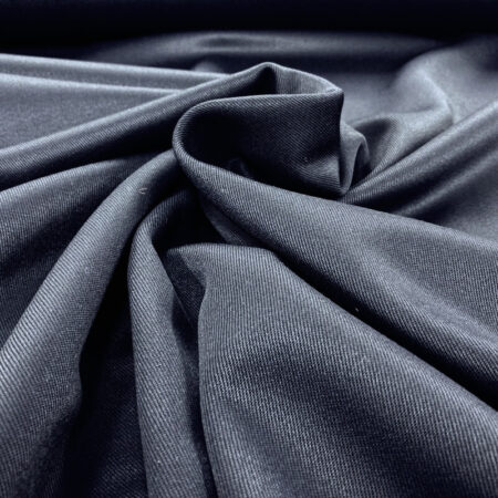 G530 Dark Navy Wool-Mix Twill Suiting - Image 3