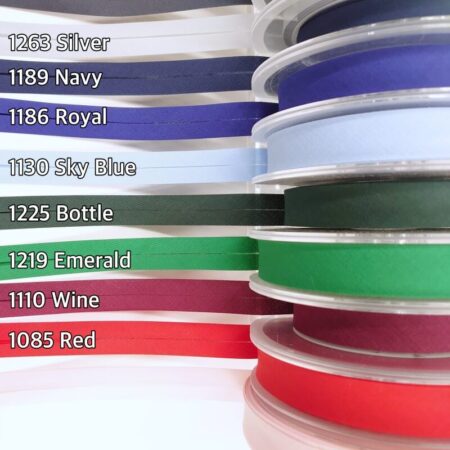 18mm Poly Cotton Bias Binding Tape - Image 3