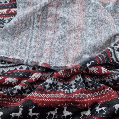 Christmas Knit Fair Isle Fabric - Image 3