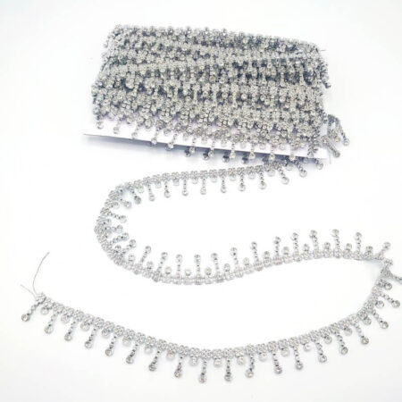 Diamanté Rhinestone Sew on Trim Braid - Image 2