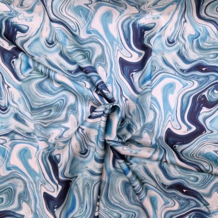 Patterned Polyester Satin - Image 8