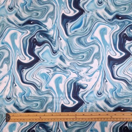 Patterned Polyester Satin - Image 7