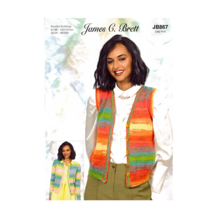 Cardigan and Waistcoat Pattern JB867