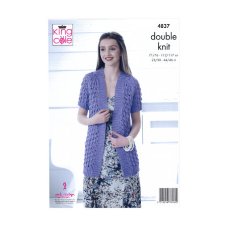 King Cole Cardigans Pattern 4837 - Image 2