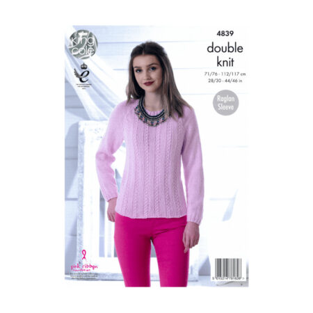 King Cole Sweater & CardiganPattern 4839 - Image 2
