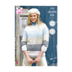 King Cole Ladies Round & High Neck Sweaters Pattern 5795