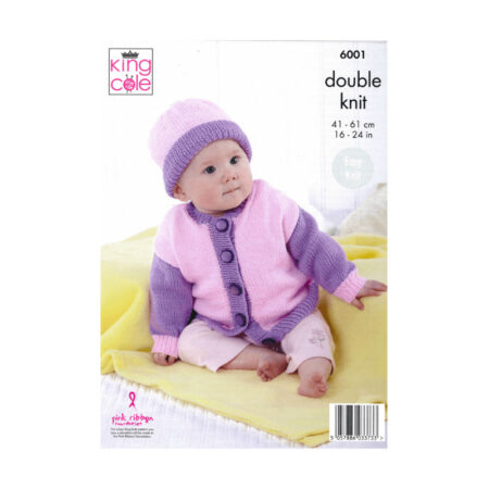 King Cole Cardigans Pattern 6001 - Image 2