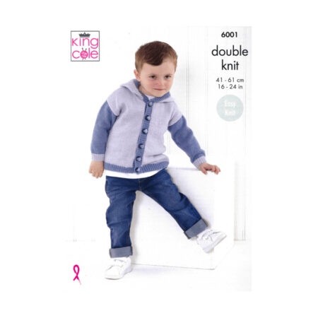 King Cole Cardigans Pattern 6001