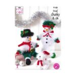 King Cole Mr & Mrs Twinkle and Snowflake Pattern 9168