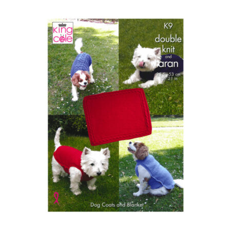 King Cole Dog Coats and Blanket Pattern K9